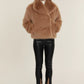 Faux Fur Camel Jacket