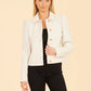 *Vegan Leather Puff Shoulder Jacket - Ivory