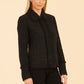 Tweed Fringe Jacket - Black