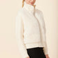 Faux Fur Vegan Leather Trim, Nylon Puff Back Jacket