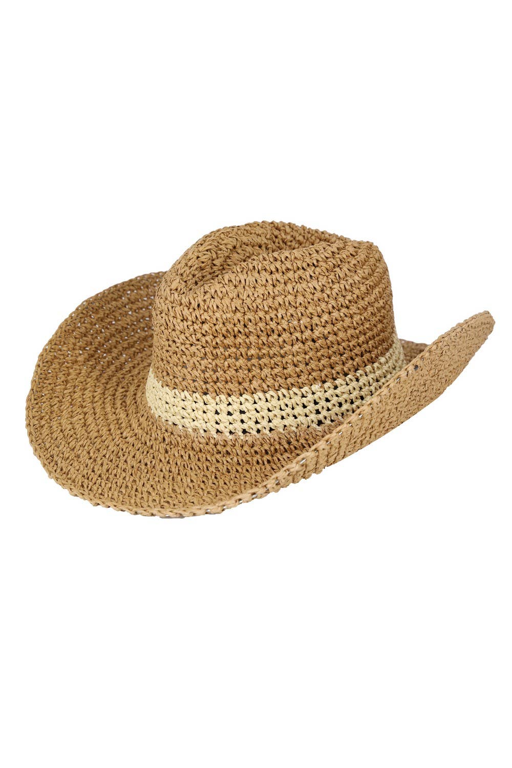 Two Way Shaped Straw Braided Hat