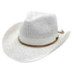 C.C Brand Sequin detailing Cowboy hat with suede trim