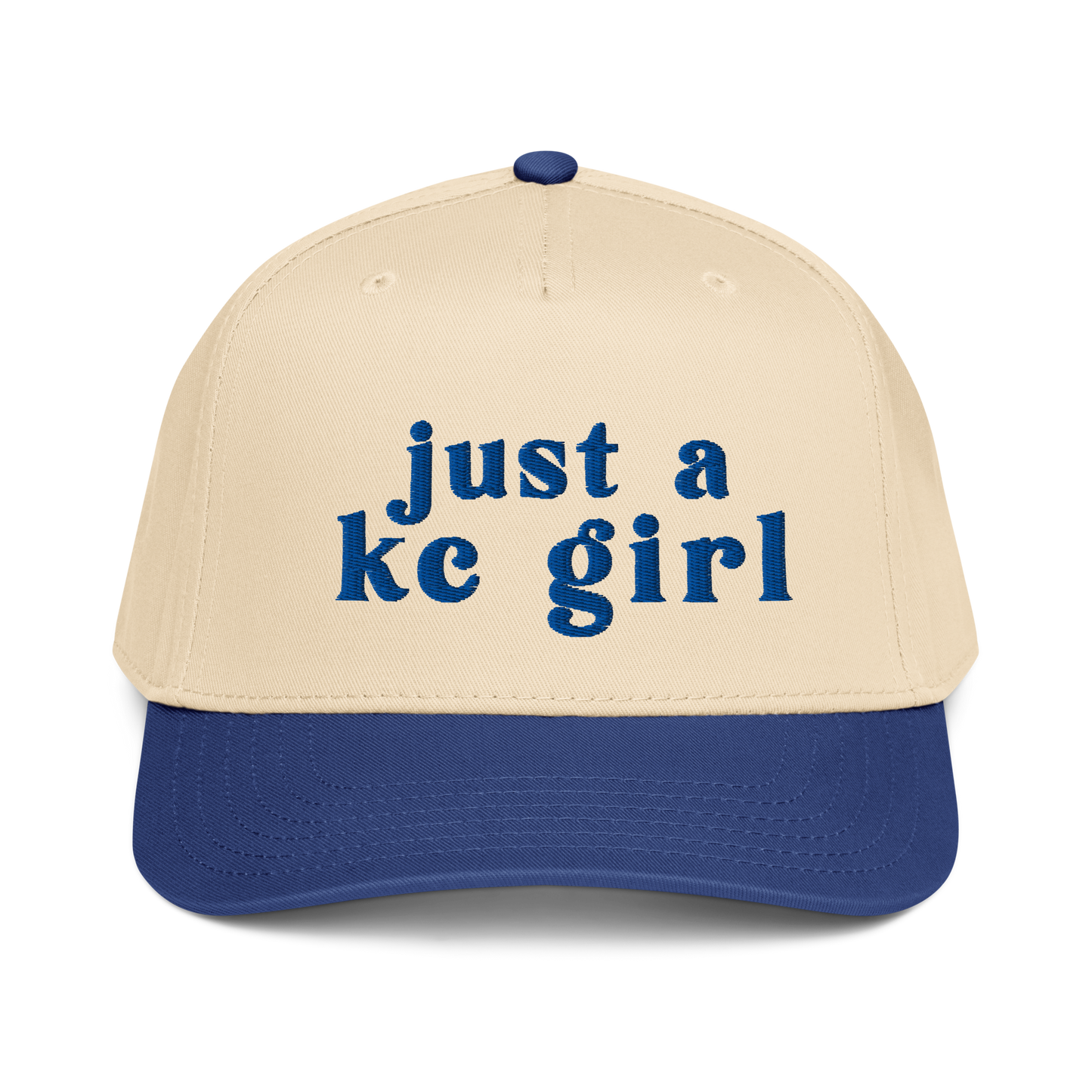 Kansas City “Just a KC Girl” Embroidered Baseball Hat