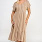 Plus Size Boho Maxi Dress With Slip