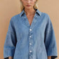 OVERSIZED DENIM SHIRTING 1514TIA