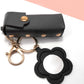 *VEGAN LEATHER LIP BAG CHARM KEYCHAINS