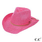 C.C Brand Sequin detailing Cowboy hat with suede trim