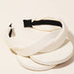 Soft Twist Fabric Headband - Ivory