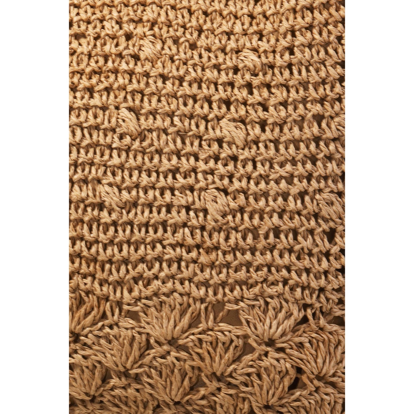 Straw Knitted Handle Body Tote Bag