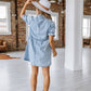 Dawn Short Sleeve Denim Dress