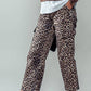 Savanna Leopard Cropped Cargo Pants