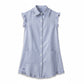 Baby Blue Shirt Dress