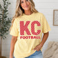 Polka Dot KC Football - T'Shirt