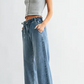 JBD Pull On Drawstring Wide Leg Jean