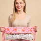 Mahjong Tile Keeper Pouch - Poppin' Petals Hot Pink