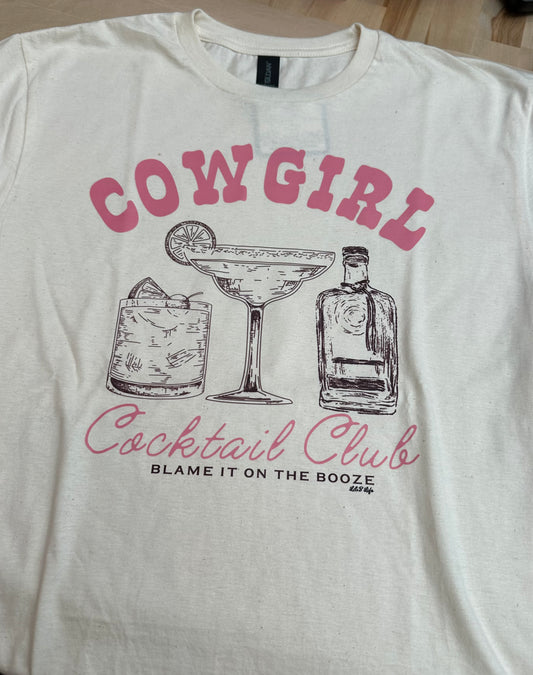 *Cowgirl Cocktail Club T'Shirt