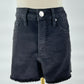 RFM ESSENTIAL SHORTS FRAY HIM WITH SIDE SLITS - BLACK