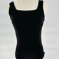 SLEEVELESS KNIT BODYSUIT - BLACK