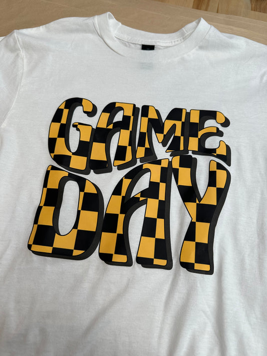 Black and Gold Game Day T'Shirt