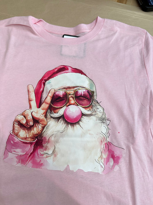 Pink Santa T'Shirt
