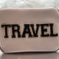 TAN "TRAVEL" ZIPPER BAG