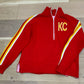 Red 3/4 Zip KC Sweater