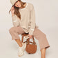 *Contrast Color Line Sweater