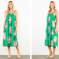 Thin Strap Floral Print Dress