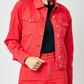 Judy Blue Red Denim Jacket