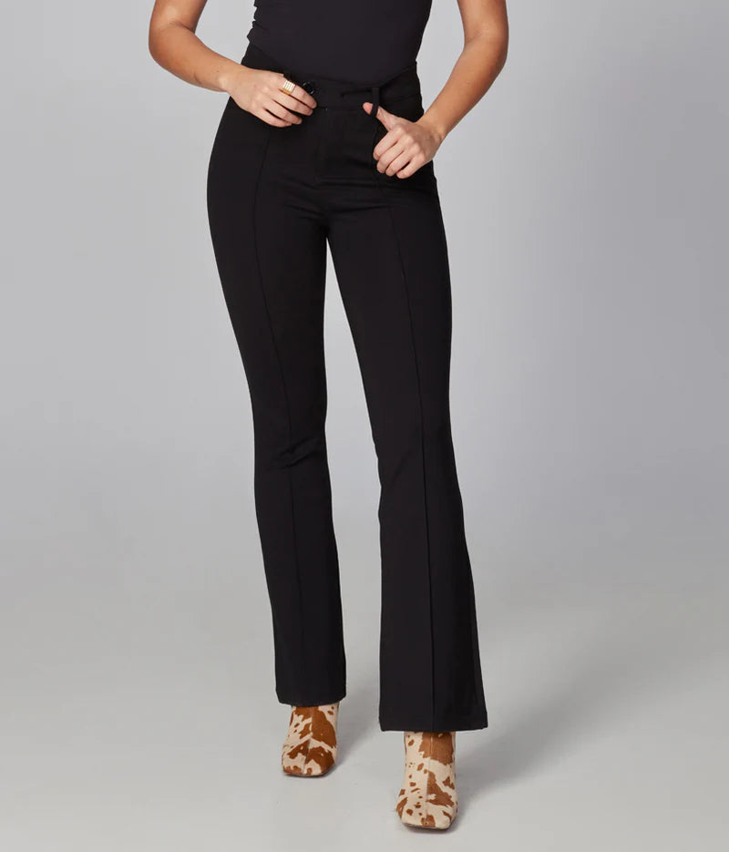 The Lola Ponte Pant - Black