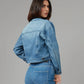 AURORA-MDL Cropped Denim Jacket