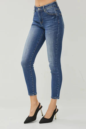 Risen Jeans - High Rise Basic Ankle Skinny Jeans