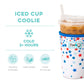 Star Spangled Iced Cup Coolie (22oz)