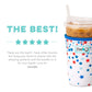 Star Spangled Iced Cup Coolie (22oz)