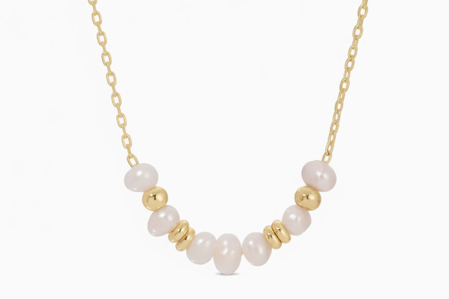 Delicate Pearl Accented Necklace
