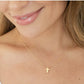 Small Simple Cross Necklace