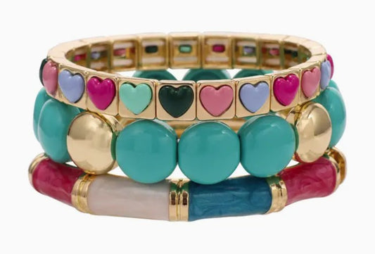 Heart Mint Bracelets