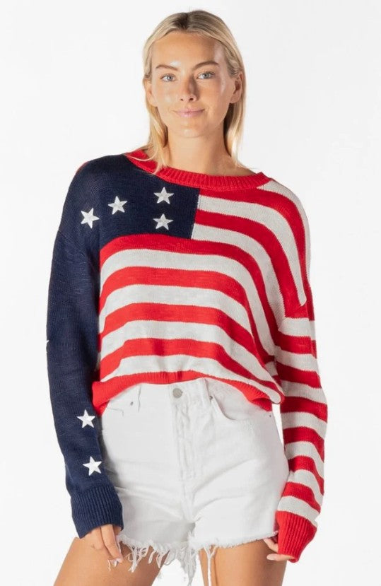 USA Flag Sweater