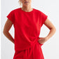 Offset French Terry Core Comfort Set - Ruby Red