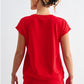 Offset French Terry Core Comfort Set - Ruby Red