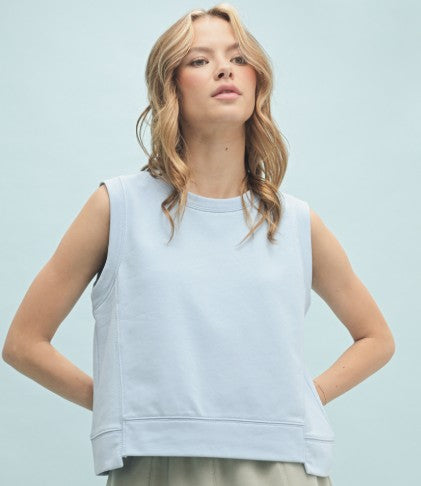 French Terry Sleeveless Skort Set