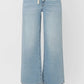 Impartial - Super High Draw String Crop Wide Leg