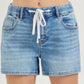 Slouchy Front Tie Detail Shorts