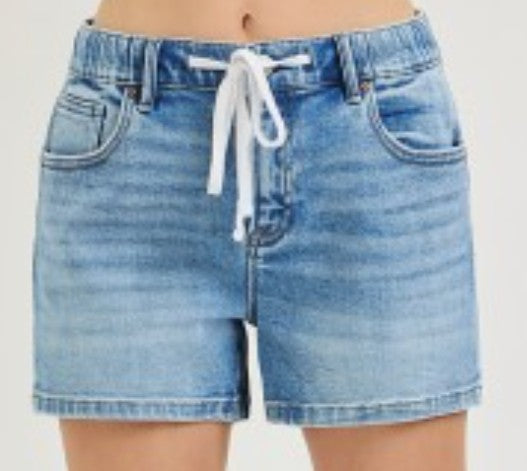 Slouchy Front Tie Detail Shorts