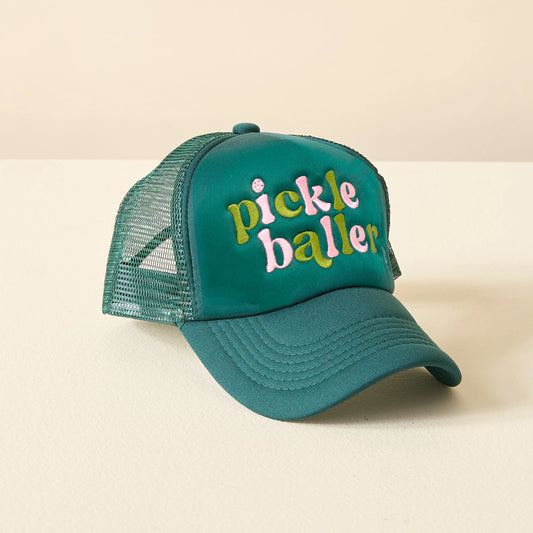 Embroidered Trucker Hat - Pickleballer