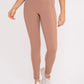 Bronze - No Front Seam Lycra-Blend Swoop Leggings - NUDE