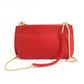 *Leather Clutch Crossbody Bag