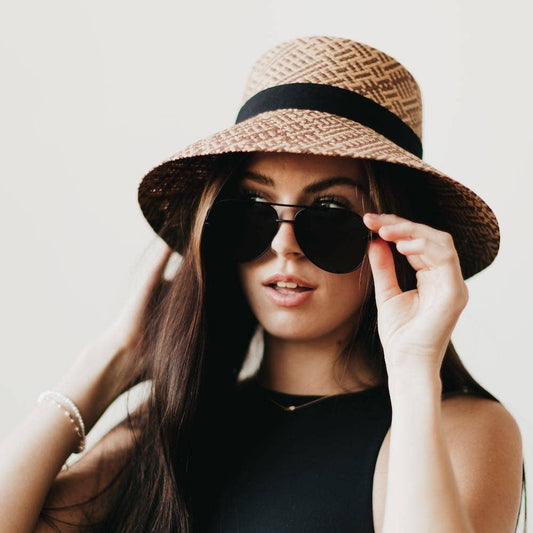*Alexa Aviator Frame Sunglasses