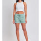 YMI FRAYED HEM PULL-ON SHORTS