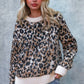 LEOPARD JACQUARD PULLOVER SWEATER